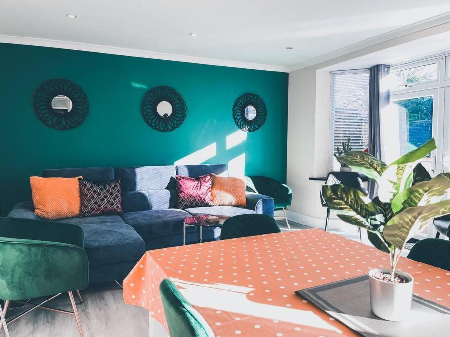 Modern 3 ground floor Parking&Garden Lejlighed Bournemouth Eksteriør billede